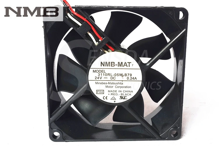 Кулер для процессора NMB 3110RL-05W-B79 24V 0.24A 3 провода кулер радиатор осевые вентиляторы
