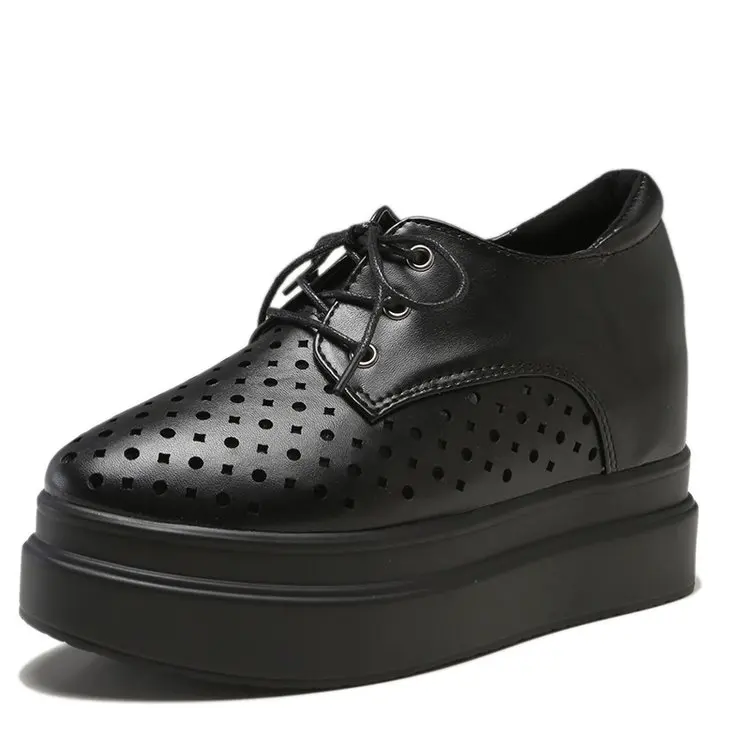 Женские туфли на плоской платформе с закругленным носком для отдыха клоги