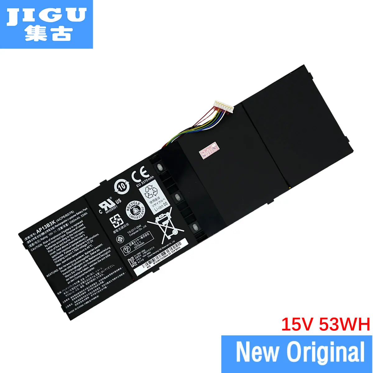 Аккумулятор JIGU для ноутбука 4ICP6/60/78 AP13B3K AP13B8K KT.00403.013 ACER Aspire R14 и с с|laptop battery|ap13b3k
