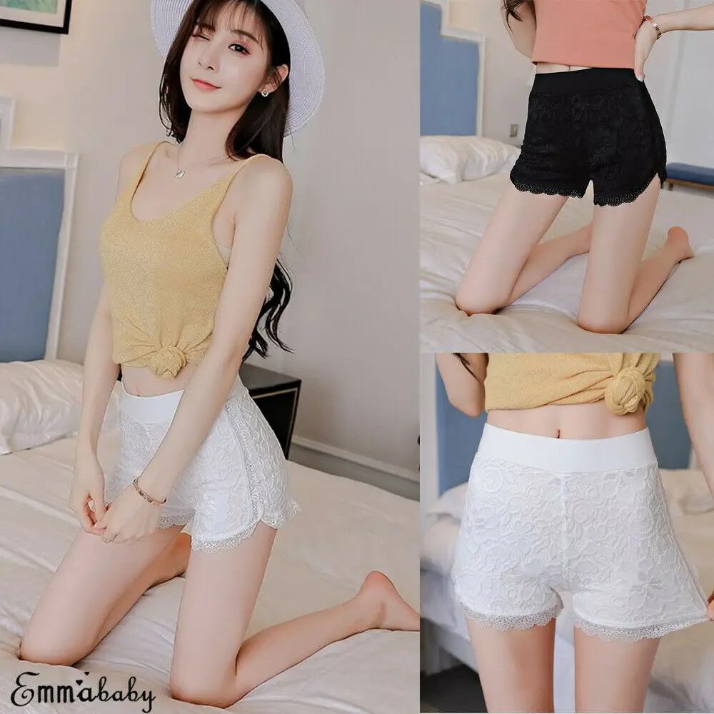 Женские кружевные юбки короткая юбка под защитные штаны бесшовное нижнее белье