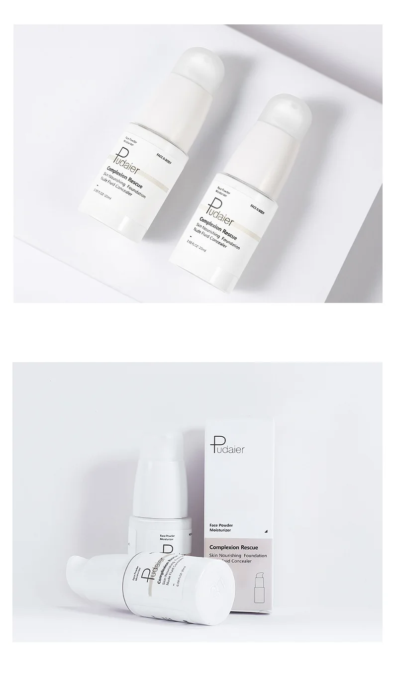 Pudaier, волшебная температура, меняющая цвет, Жидкая основа для макияжа, основа, покрытие для лица, консилер, стойкий тон кожи, косметика