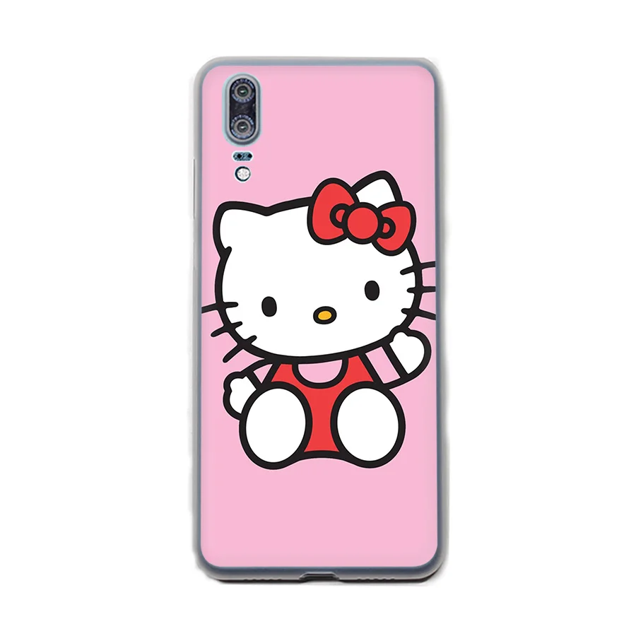 H5 Модный чехол для телефона hello kitty для huawei P30 P8 P9 P10 P20 Pro P Smart Lite Mini Plus - Цвет: H5