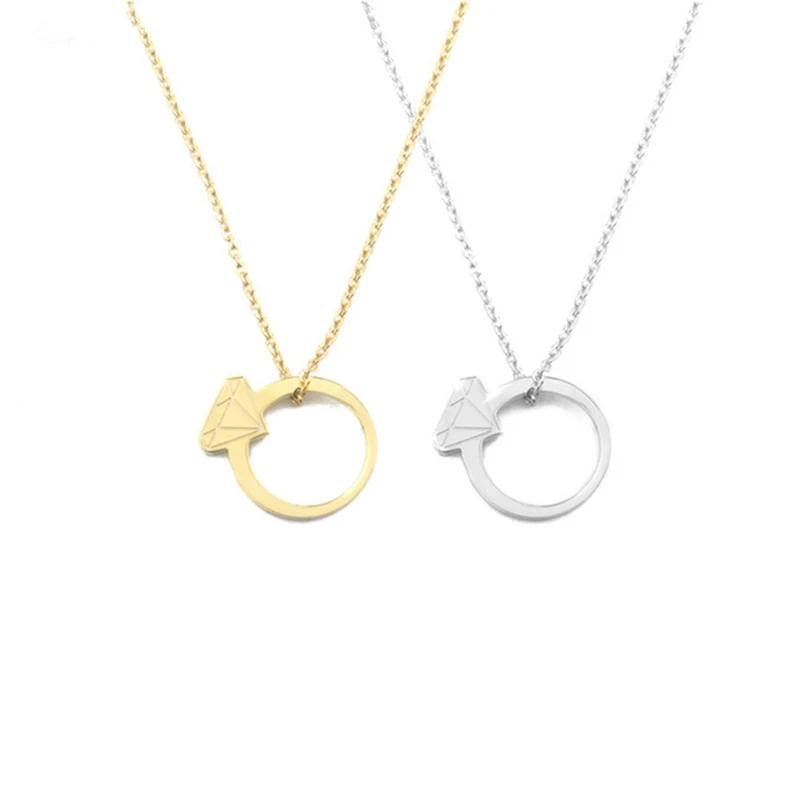 Ожерелье с подвеской из нержавеющей стали ожерелье кулоном в виде кеттинга