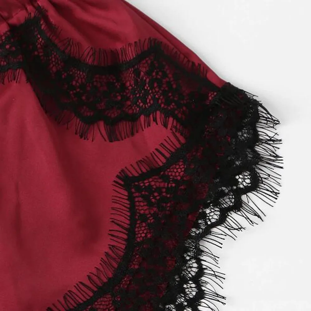 Большие размеры атласное кружевное черно-белое кимоно интимное ночное белье