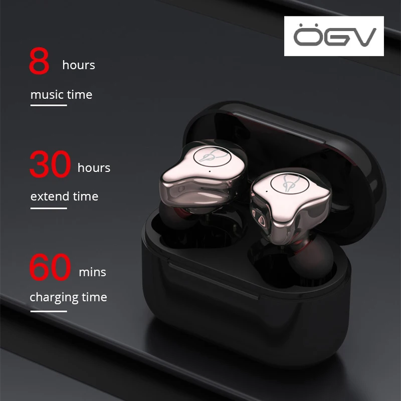 Новые Sabbat E12 Bluetooth 5 0 настоящие беспроводные наушники спортивные 3D стерео