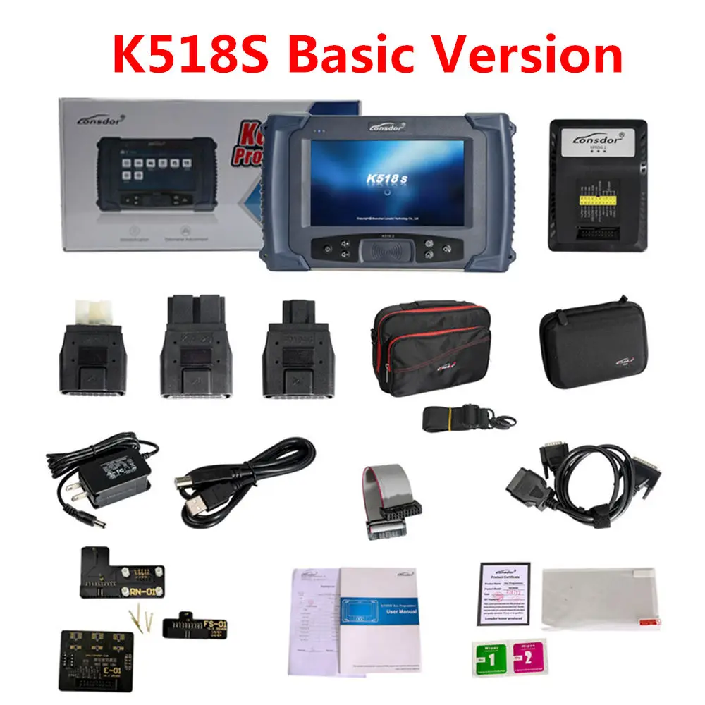 basic version LONSDOR K518S Ключ Программист Полный набор K518 нет необходимости Жетоны бесплатно Opdate онлайн одометр Регулировка крышки SKP1000 Lonsdor K518S - Цвет: basic version