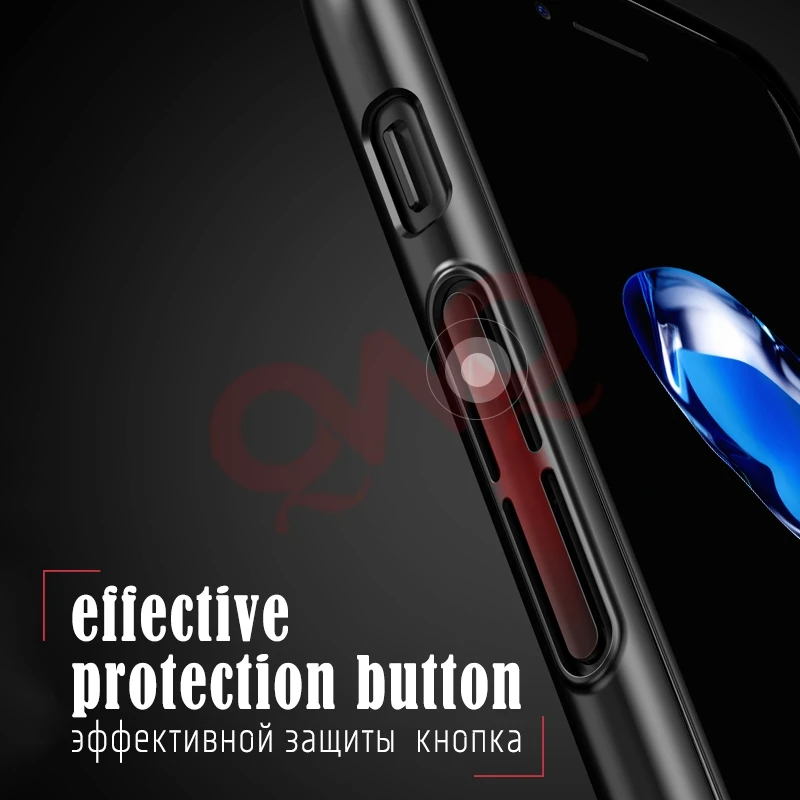 Роскошные матовые ударопрочный телефон чехлы для iPhone 8 7 6 6s Plus ультра тонкий