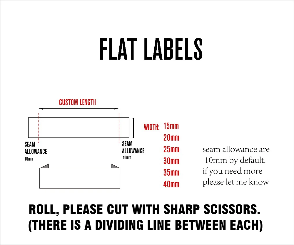 Пользовательские мягкие хлопковые этикетки для одежды/брендовые