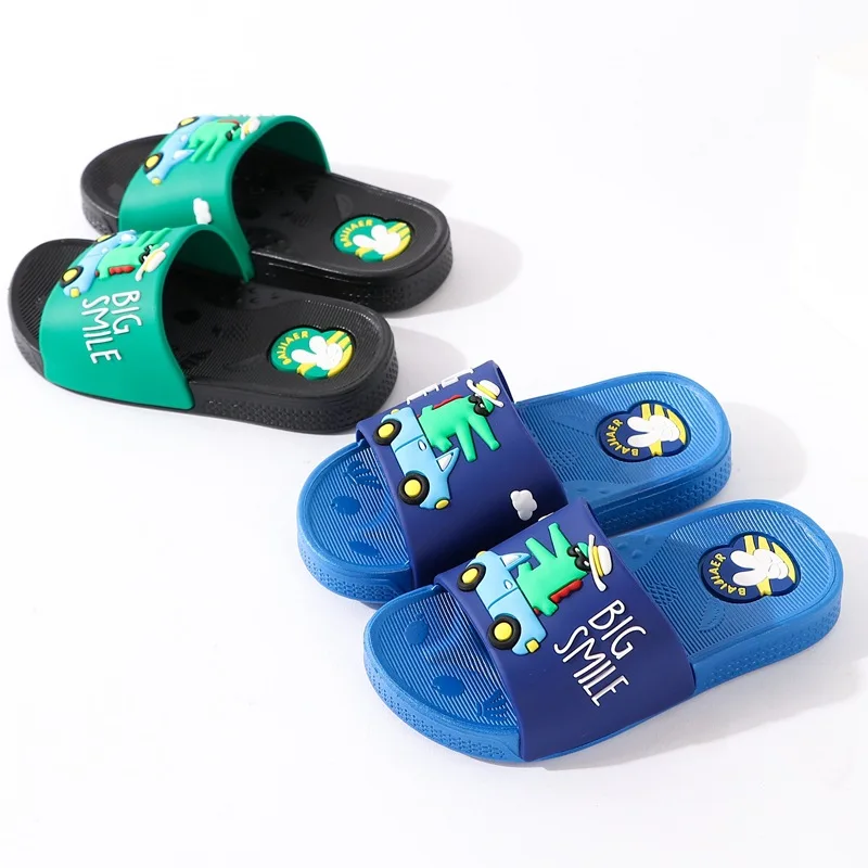 Шлепанцы для мальчиков из ПВХ и резины с мультяшным рисунком|Тапочки| |