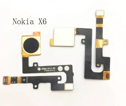 Кнопка Home для Nokia 6 7 8/7 Plus X5 X6 X7 сканер отпечатков пальцев гибкий кабель сенсорный ID сенсор Кнопка Home