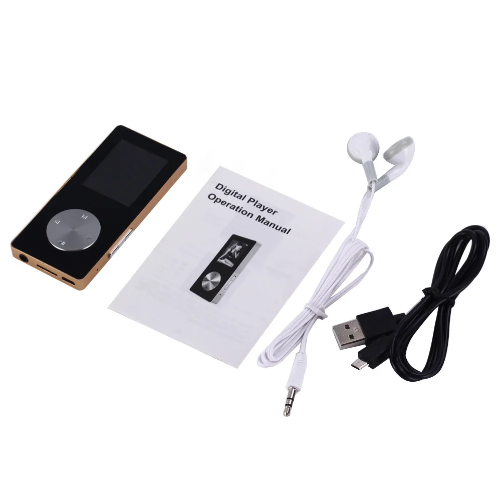 Bluetooth MP3 music player 1.8-inch video playback pedometer e-book FM radio multi-language speaker multiple colors | Электроника