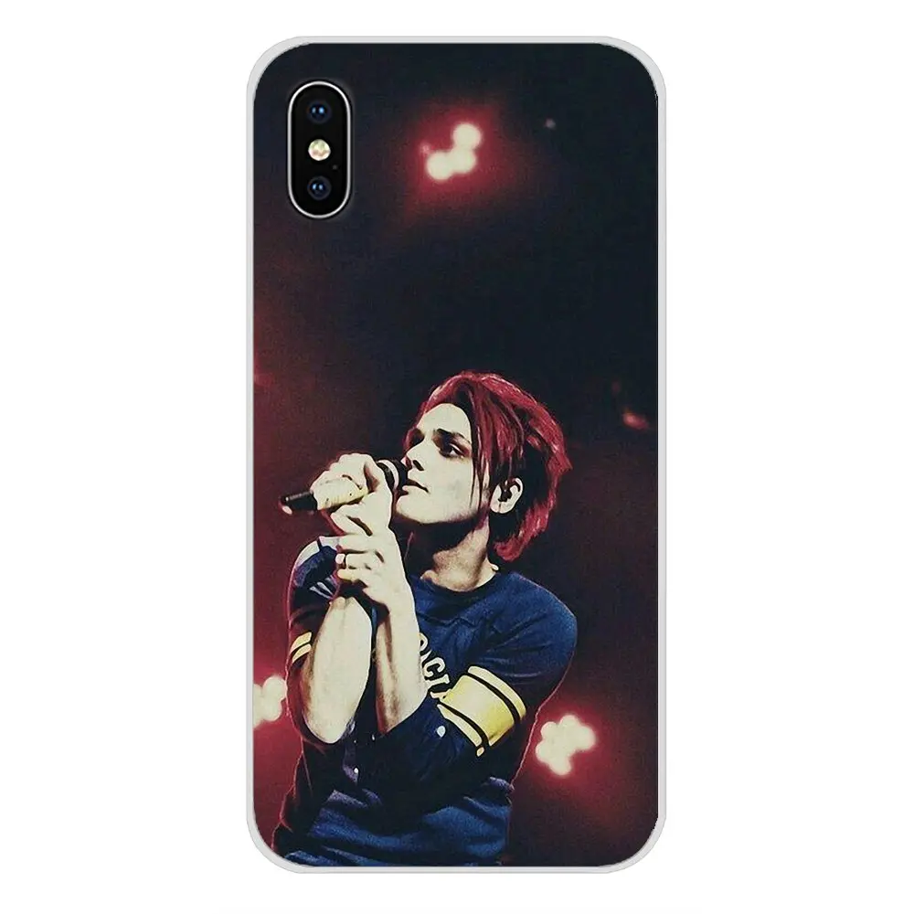 Для Apple iPhone X XR XS MAX 4 4S 5 5S 5C SE 6 6S 7 8 Plus ipod touch TPU чехол Gerard Way My Chemical Romance MCR
