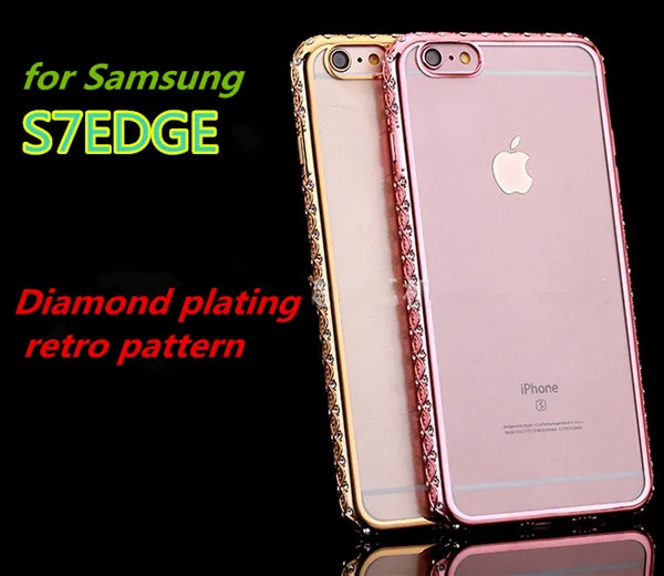 Для Samsung S7EDGE покрытие ретро pattern ТПУ алмаз телефон оболочки силиконовый |