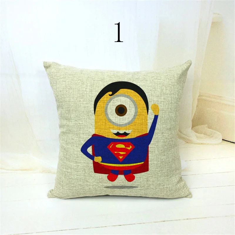 Красочные милые Мультяшные забавные Желтые Миньоны наволочки недорогие Чехлы