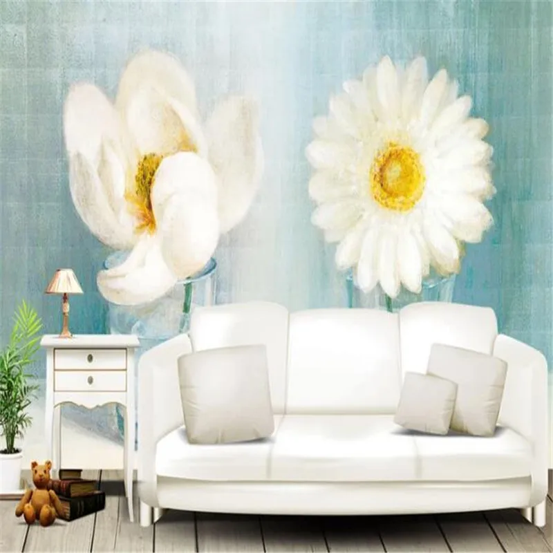 3D настенная бумага для стен ручная роспись нетканые обои стеклянная бутылка