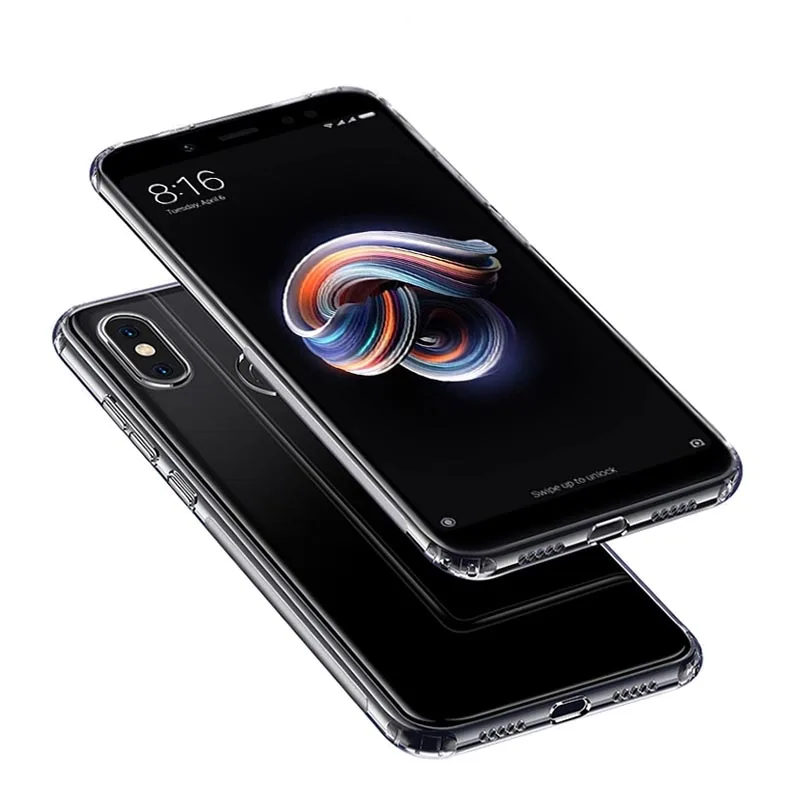 Чехол для Xiaomi Redmi Note 5 чехол противоударный бампер Не оставляющий отпечатков