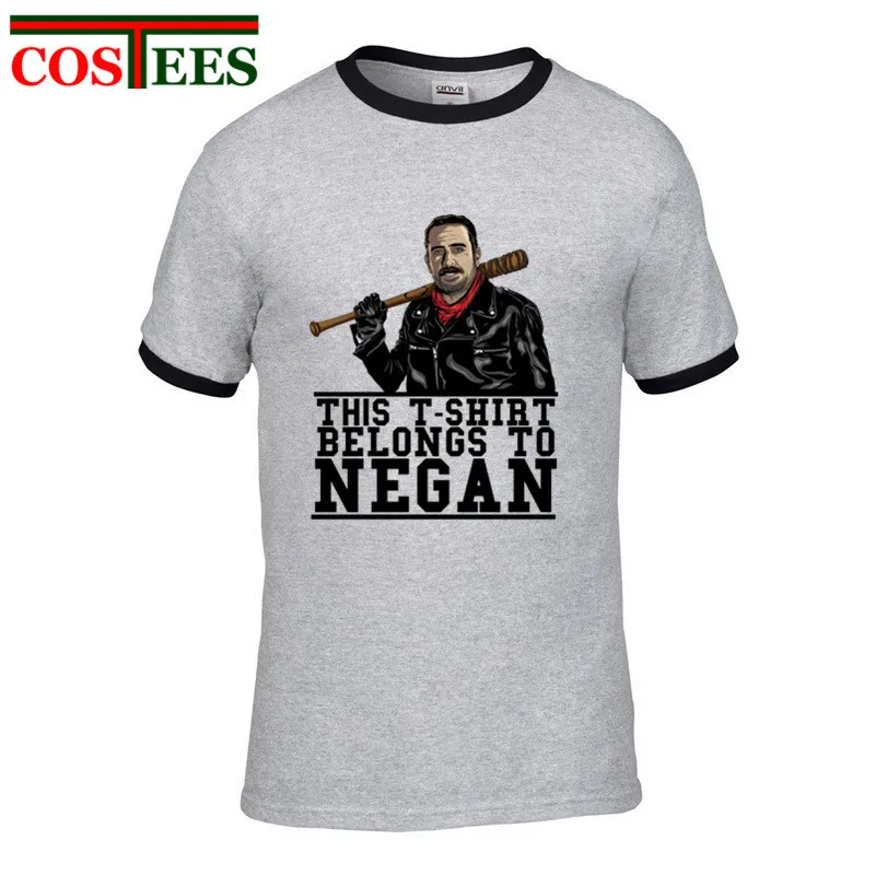 Negan Люсиль футболка спасителей с изображениями из сериала Ходячие мертвецы