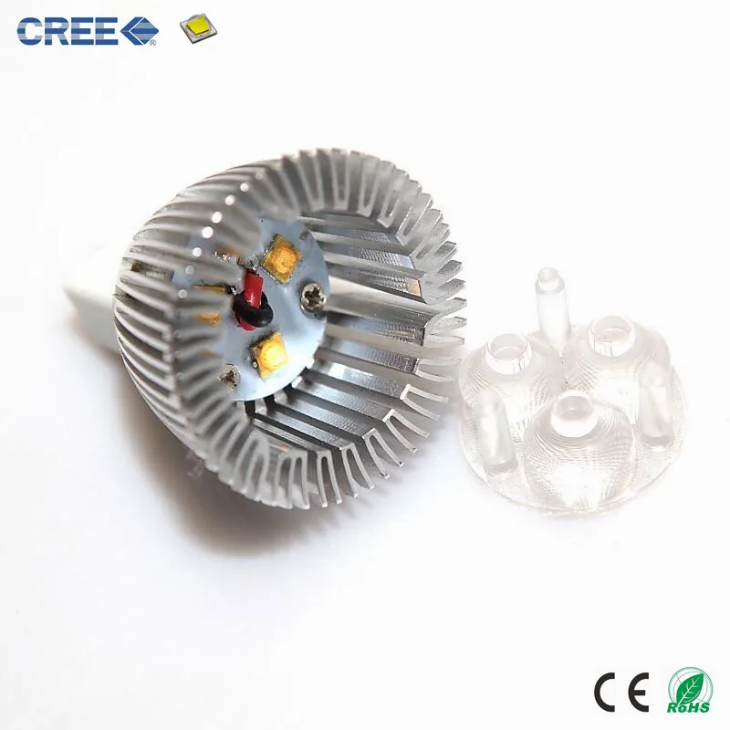 Светодиодная лампа MR11 суперъяркая мини CREE диаметр 35 мм 3 Вт 12 В 450 лм