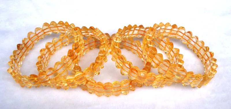 Natural Citrine Oval Beads Bracelet Women Jewelry Accessories Weddings Parties Birthday Gift | Украшения и аксессуары