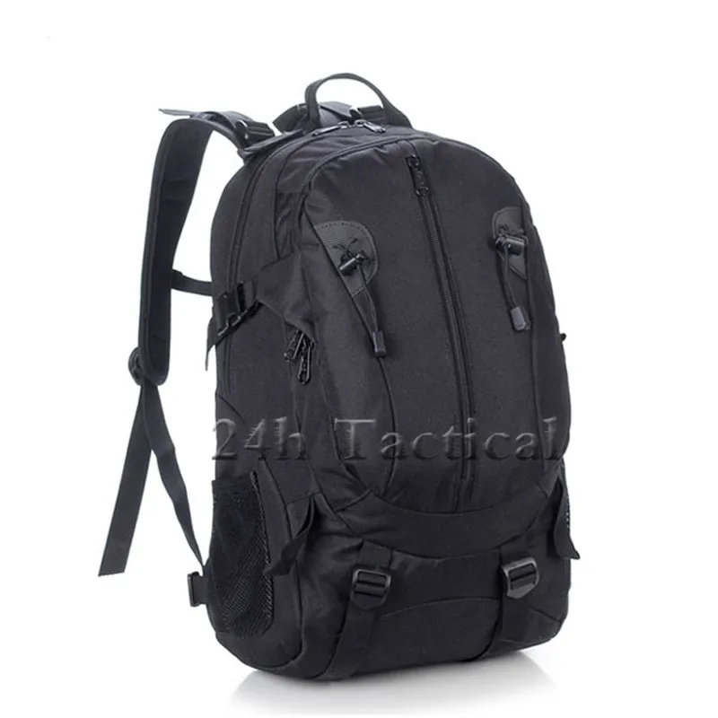 Black 30L Открытый походный Кемпинг Охота военный тактический рюкзак мужской армейский нейлоновый тактический рюкзак - Цвет: Black
