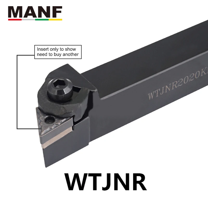 MANF WTJNR 2525M16 20*20 внешний карбида вставить держатели резцов ЧПУ токарные станки