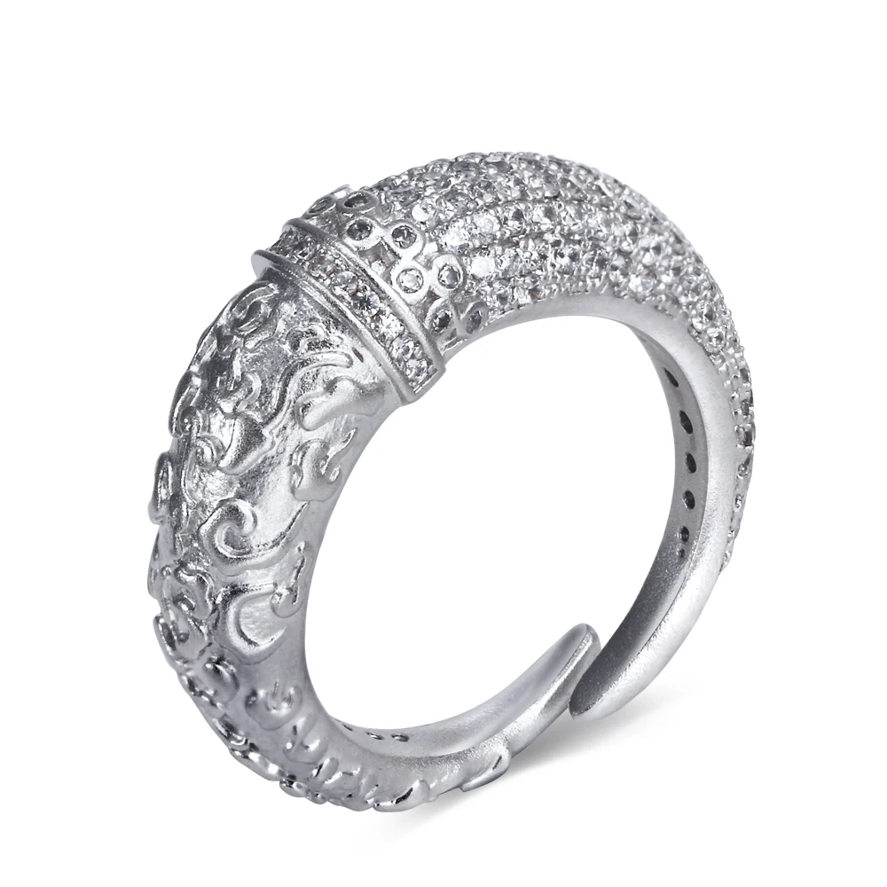 Уникальный дизайн кольцо медные ювелирные изделия металл в белом цвете