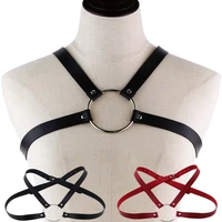 2021 body harness chain bra goth punk rock o round leather belt chain club festival fashion jewelry outifit party accessoriess