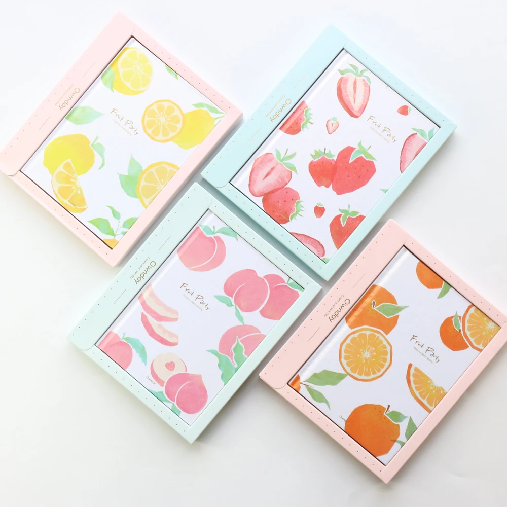 Domikee милые фрукты серия школы ежемесячный ежедневник блокнот канцелярские