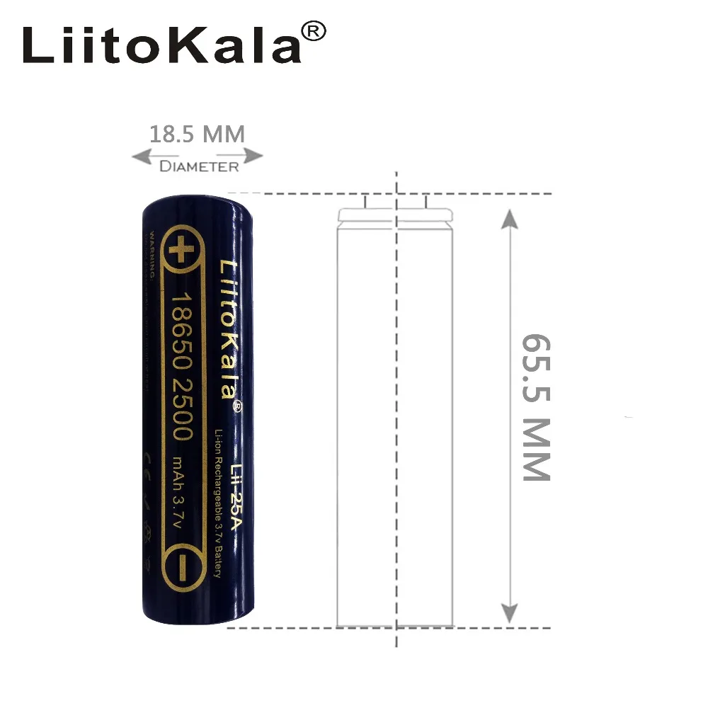 Зарядное устройство Liitokala аккумулятор и 2 аккумулятора 18650 2500 мАч | Электроника