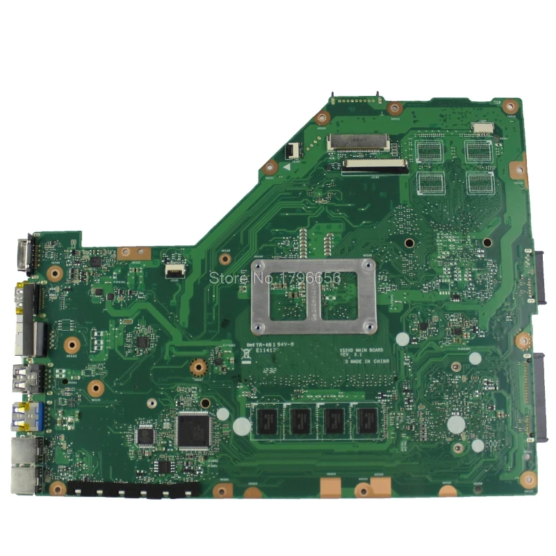 X55C материнская плата REV3.1/3 2 i3 4GB RAM для For Asus X55VD ноутбука Тест 100% OK|motherboard for asus|laptop
