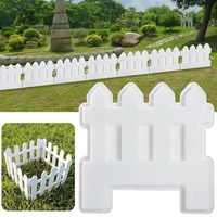small fence plastic mold concrete cement garden fence paving mould flower pool brick plastic mould lawn yard craft decor