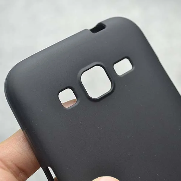 Черный гелевый ТПУ Мягкий Противоскользящий силиконовый чехол для задней крышки