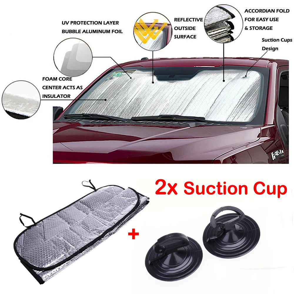 130*60 см задняя крышка для лобового стекла автомобиля солнцезащитный козырек