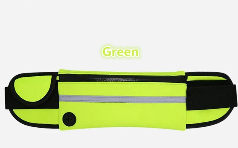 Green Ультра легкий беговой чехол на пояс сумка водонепроницаемый мобильный телефон сумка для бега спортивная сумка для samsung iPhone huawei Xiaomi - Цвет: Green