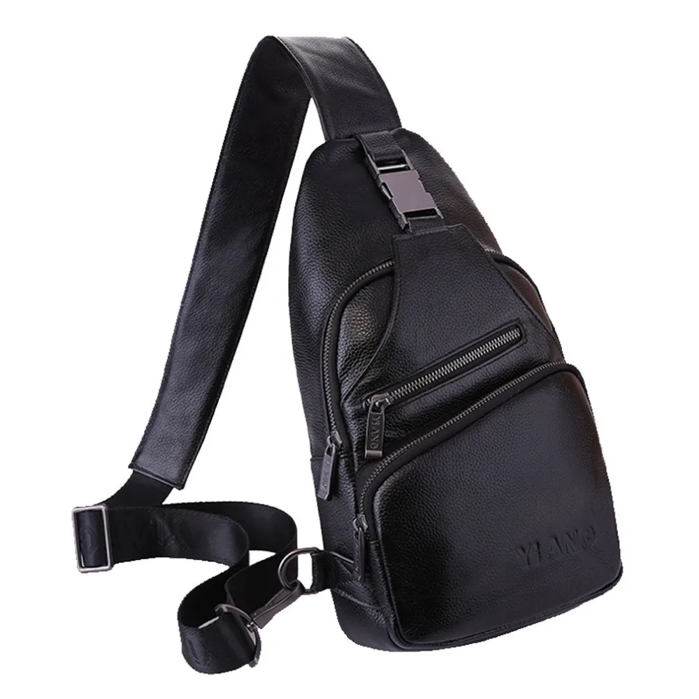 Высокое качество для мужчин пояса из натуральной кожи воловьей сумка через плечо