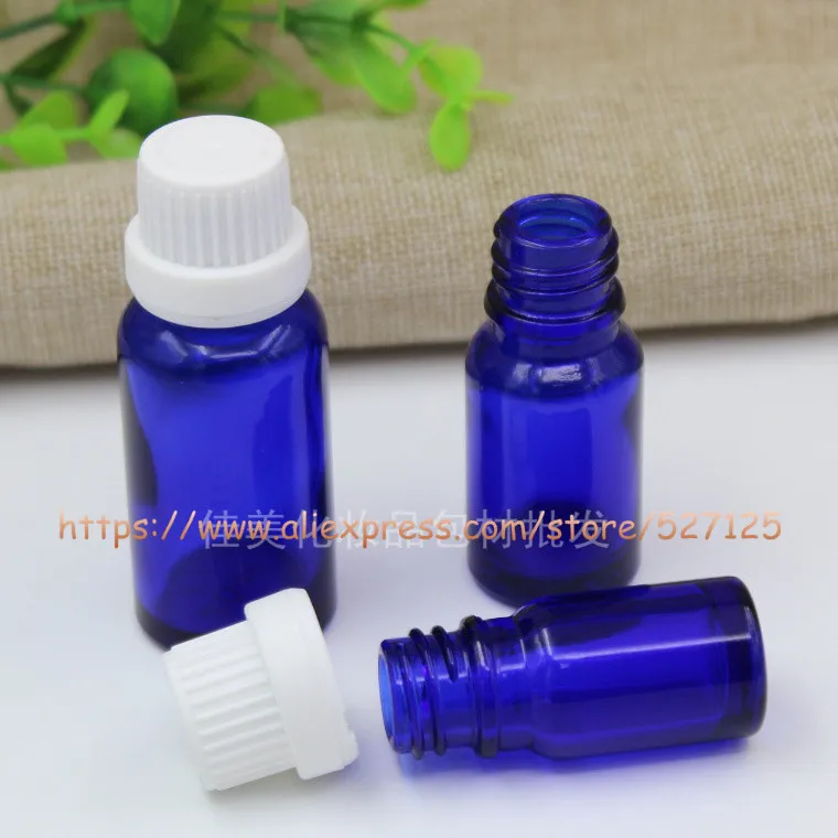 5 мл 10 15 20 30 50 100 синяя стеклянная бутылка алюминиевая крышка для