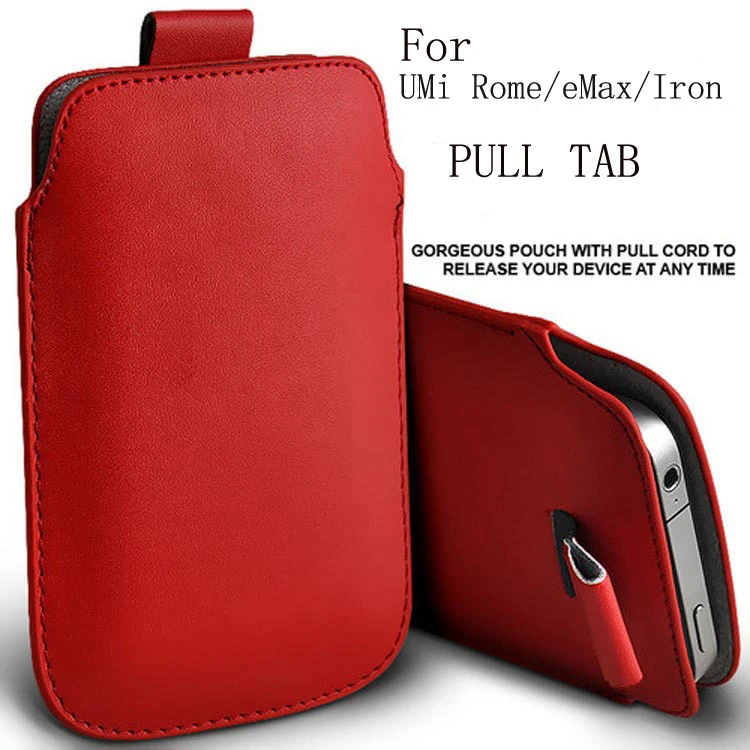 Casteel PU Leather Case For UMi Rome X Iron Pro Hammer S eMAX Pull Tab Sleeve Pouch Bag Cover Shield | Мобильные телефоны и