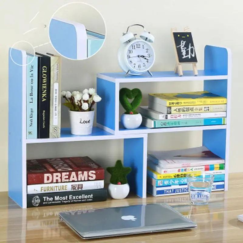 Безопасный круглый Угловой дизайн DIY офисный книжный шкаф стол книжная полка портативная полка - Цвет: 2