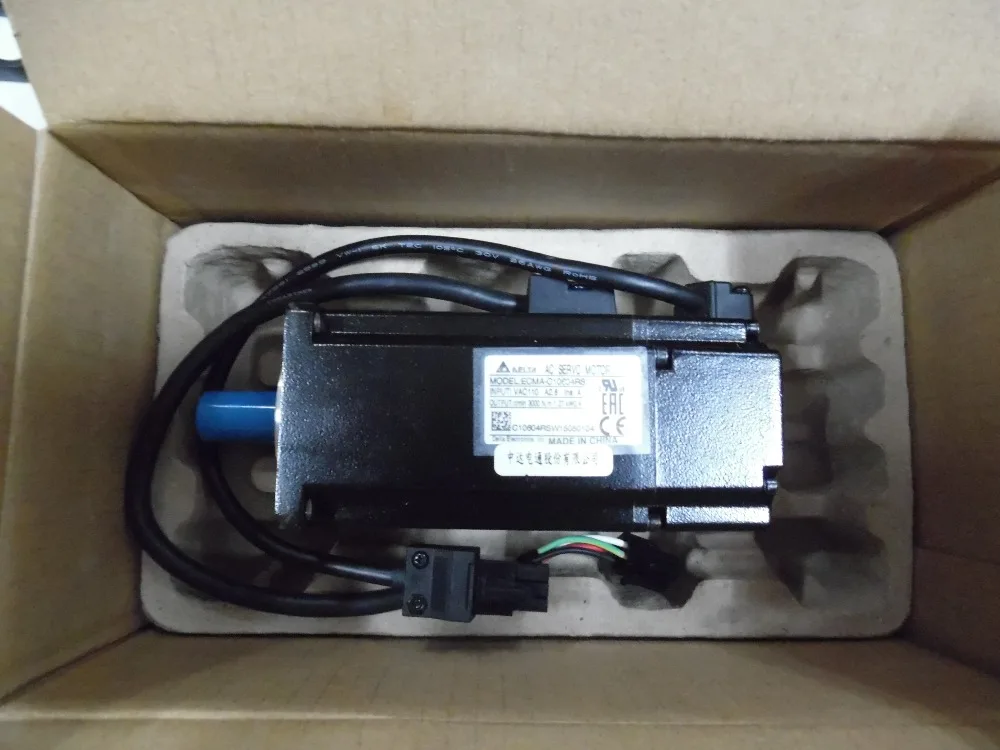 CNC Delta 220V AC Серводвигатель привод и 400 Вт КВТ наборы ASD A2 0421 F + ECMA C10604RS новый