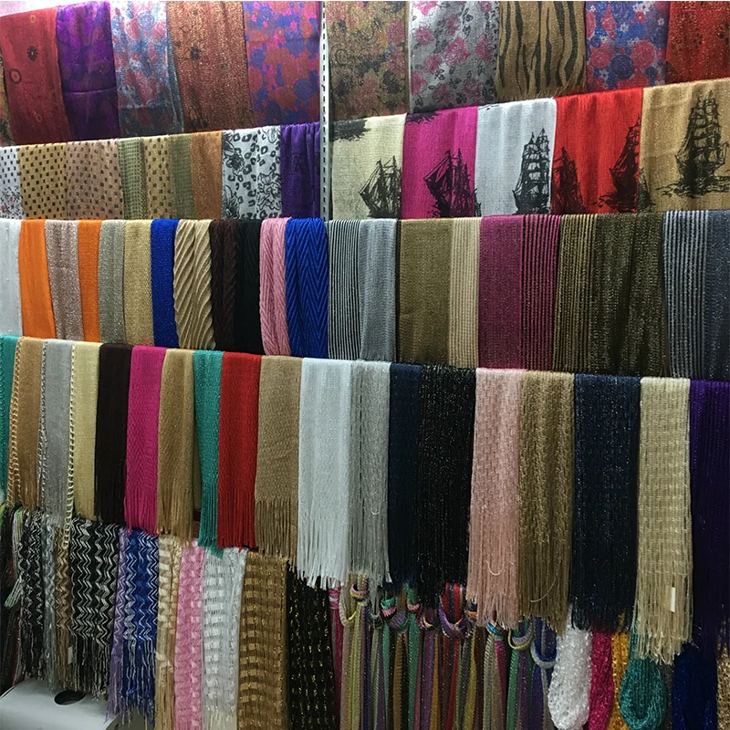 Женский мусульманский тюрбан головной платок с бахромой накидка плоский шарф