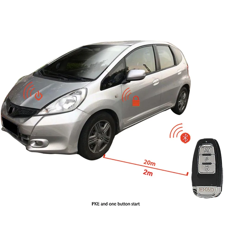 Подходит для 13 автомобильных аксессуаров без ключа удобная система PKE Phone APP