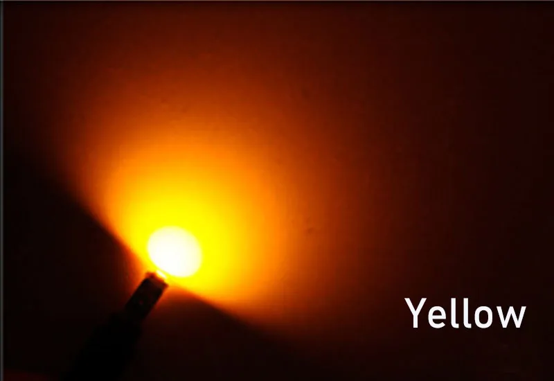Yellow 10X bombillas led t5 12 В 24 в авто свет t 5 лампу led dc ampoule ledlamp 3030 smd измерительная приборная панель инструмент свет Joneaz - Испускаемый цвет: Yellow