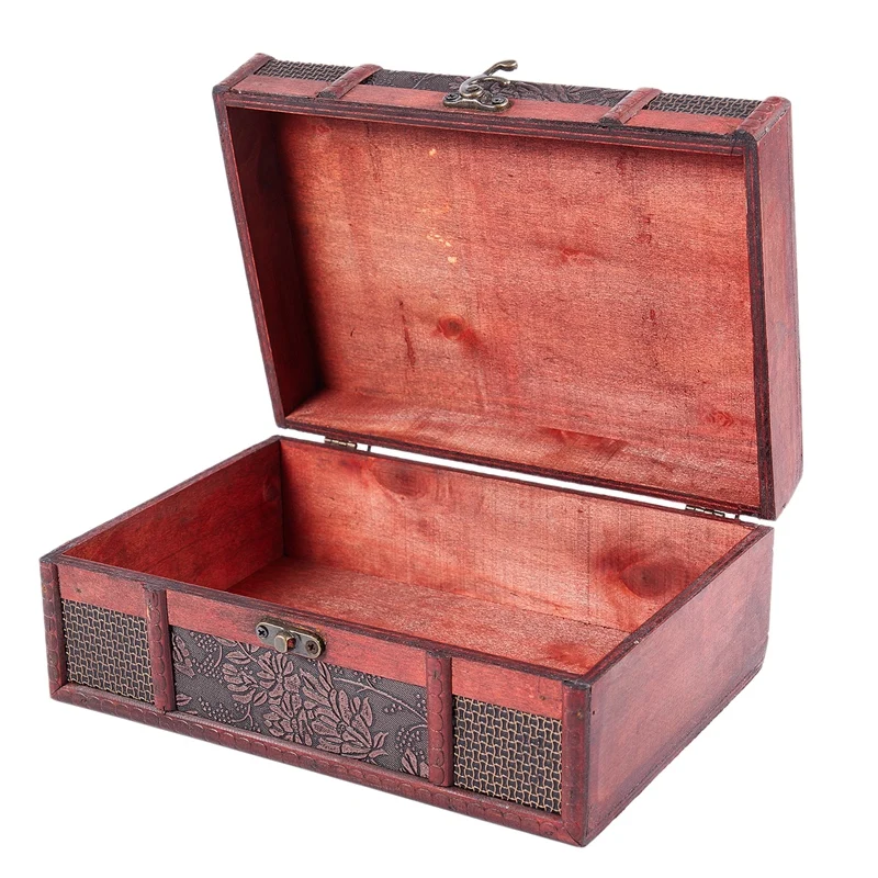 Коробка С Сокровищами 9,0 дюймов, маленькая коробка с виноградом для хранения ювелирных изделий, коллекция карт с сокровищами, Подарочная коробка, подарки и украшение дома