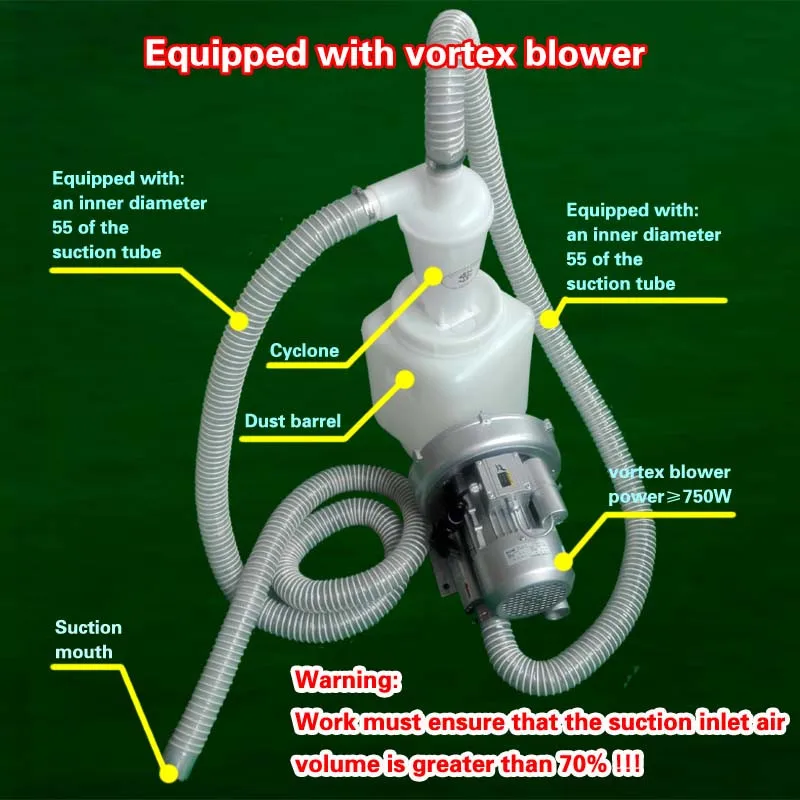 

1.5M Length 55mm Inner Diameter Suction Tube Cleaner Hose Bellows Straws for Third Generation Turbocharged Cyclone SN50T3
