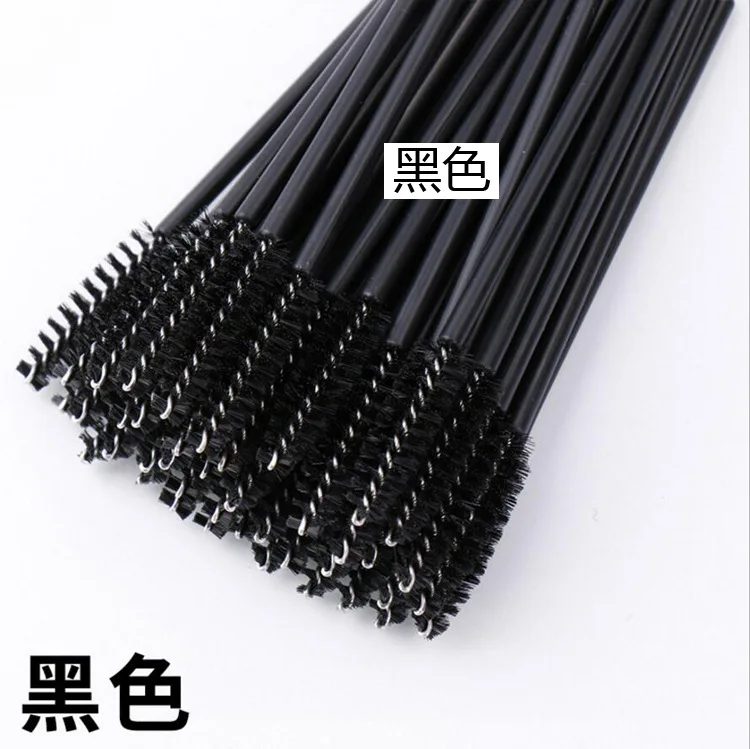 50 шт. Цветные Одноразовые кисти для туши ресниц|makeup accessories|mascara wandseyebrow comb brush |