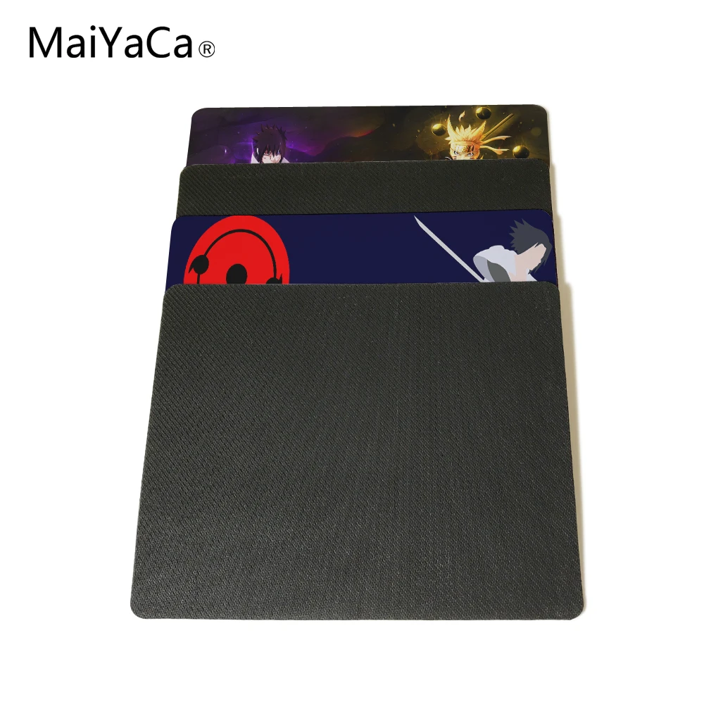 MaiYaCa Sasuke Uchiha-Naruto компьютерный коврик для мыши коврики для украшения рабочего стола Нескользящий Резиновый коврик не оверлок коврик для мыши