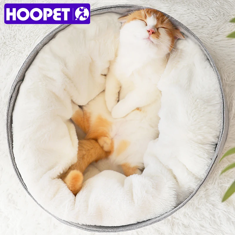 HOOPET корзина для кошек кровать собак теплая домики собаки товары домашних