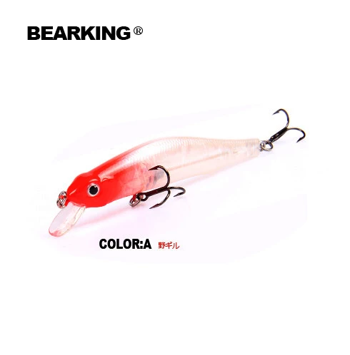 5 шт./лот приманки Bearking 10 разных цветов 80 мм/8 г шт. в партии разные цвета бесплатная
