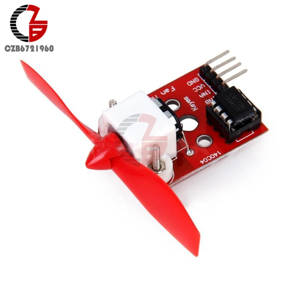 5V L9110 красный модуль двигателя вентилятора пропеллер пожарный робот для Arduino DIY|fan