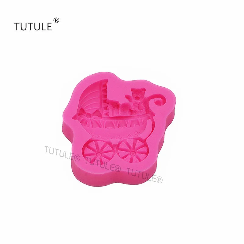 Гаджеты медведь узел бабочки коляска силиконовая форма для торта качалка